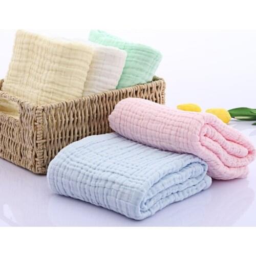 120x120cm Muslin cotton Baby Towels Scarf Swaddle bath Towel Newborns Handkerchief Bathing Feeding Face Washcloth Wipe