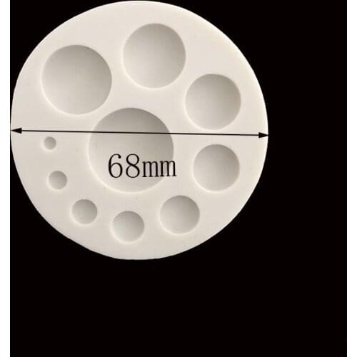 New semicircular semicircle pearl cake decorative molds Chocolate fondant silicone mold popular exquisite kitchen accessories