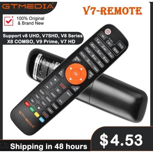 [Genuine]HD Satellite TV Receiver Remote Control for Gtmedia v8 UHD and freesat V7SHD V8 Series X8 COMBO V9 Prime V7 HD receptor