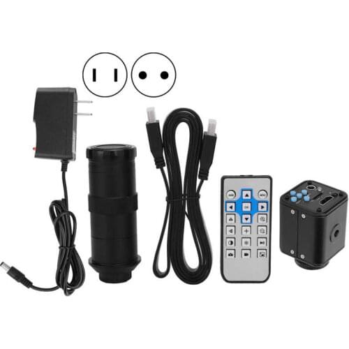 Industrial Camera HD 16MP1080P 2K 60FPS Video Electronic Digital Microscope AC100-240V