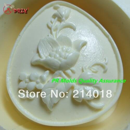 PRZY Flowers and plants modelling silicon soap mold Cake decoration mold Handmade soap mold NO.:SO378