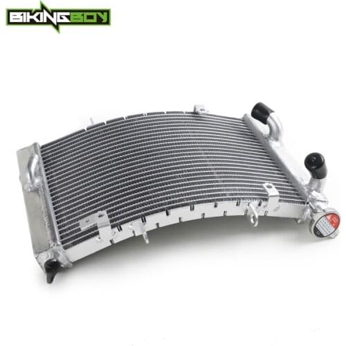 BIKINGBOY For Triumph Street Triple 675 / R 2008 2009 2010 2011 2012 Engine Radiator Cooling Water Cooler Aluminium Alloy Core