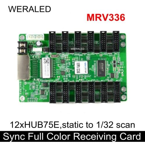 Nova MRV336 MRV328 Synchronous Full Color Video Wall Receiving Card Work with MSD300 Card