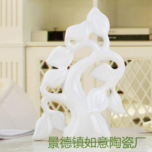 Modern Feng Shui ornaments decorate wedding gifts ceramic crafts Lucky tree Pachira
