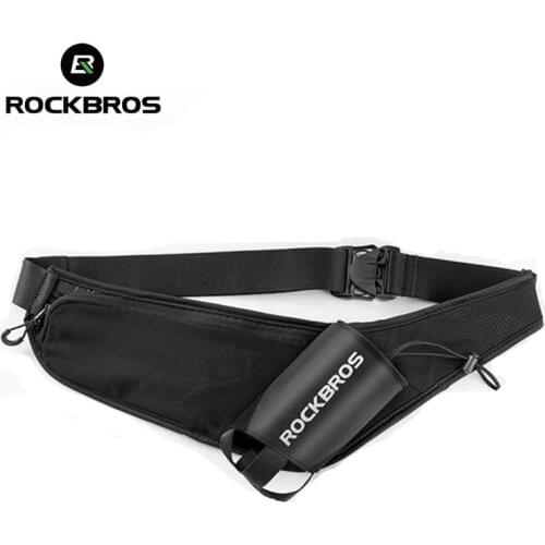 ROCKBROS Water Bottle Bag Mobile Phone Cycling Running Hiking Kettle Bag Pocket Change Bag Outdoor Sport Bicycle Accessories