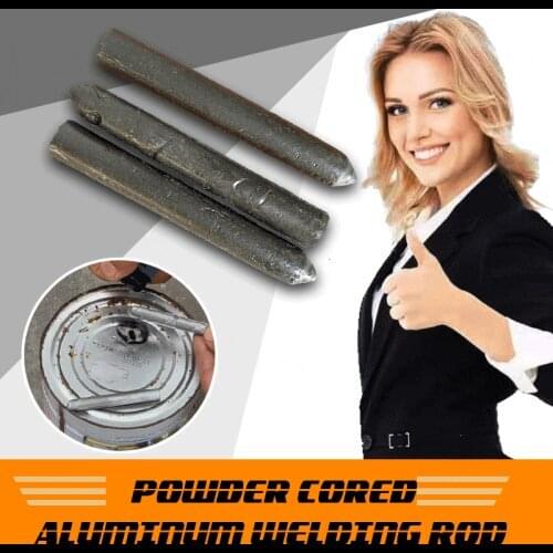 Powder Cored Aluminum Welding Rod Low Temperature Easy Melt Aluminum Welding Rods No Need Solder Powder Tool Accessories dropshi