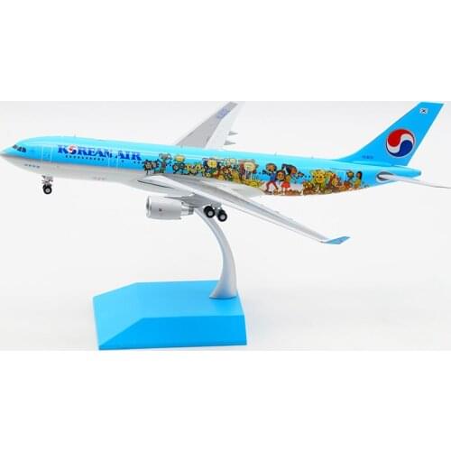 1/200 Scale 330 A330-200 HL8212 Korean Air Airlines Plane Model Alloy with Lading Gear Aircraft collectible Airplanes Toy