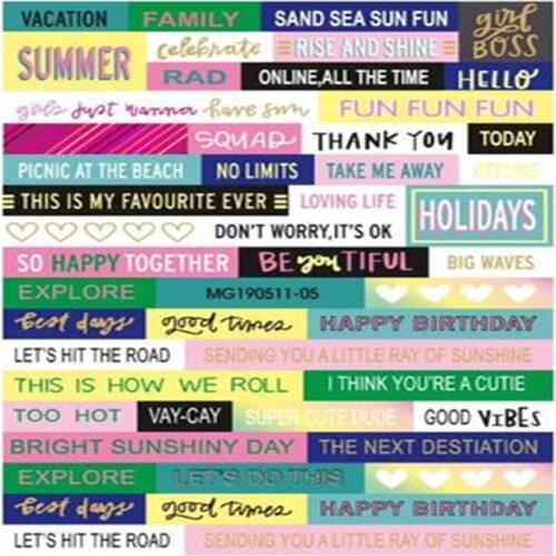 3D DIY Fashion New Style Nail Stickers Water Mark Nail Decals Nail Art Manicure Hand Decoration for Women Girls Party Outside