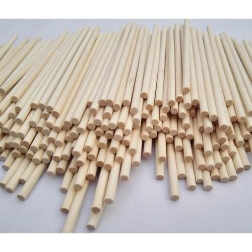 Wooden model ship accessory birch wood round bar for wood ship mast meterial 10pcs/lot
