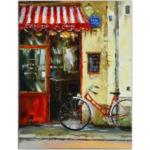 DONGMEI OILPAINTING Hand painted oil painting Home Decor painting High quality knife painting landcape pictures DM18286