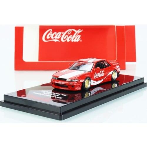 INNO 1:64 INNO64 x TOYEAST RedCOLA NISSAN SILVIA S13 ROCKET BUNNY V2 Diecast Model Car