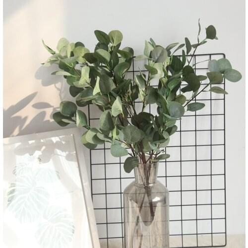 Imitation Flowers Eucalyptus Leaves Money Leaf Ginkgo Leaf Manufacturers Home Decoration Plant Wall Artificial Flower