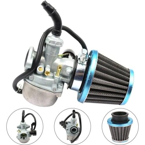 PZ19 Carb 50cc 70 90 110 125cc ATV Dirt Bike Go Kart Carburetor W/ Air Filter Motorcycle Engine ATV Carburetor Air Filter