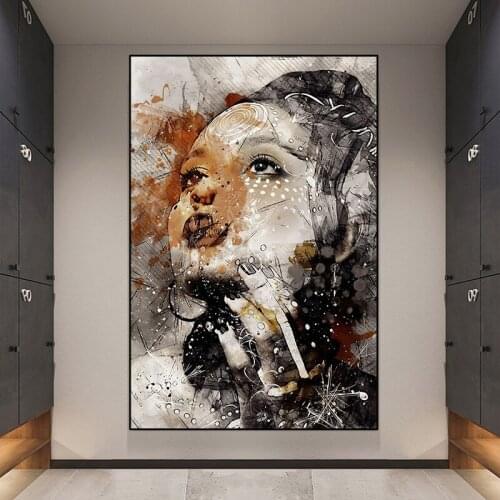 Canvas Paintings Wall Art Abstract Women Portrait Posters and Prints Modern Wall Pictures For Living Room Home Decor No Frame