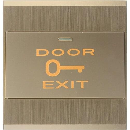 NO/NC/COM Door Release Exit Button Push Switch for Electric Lock Door Access Control System