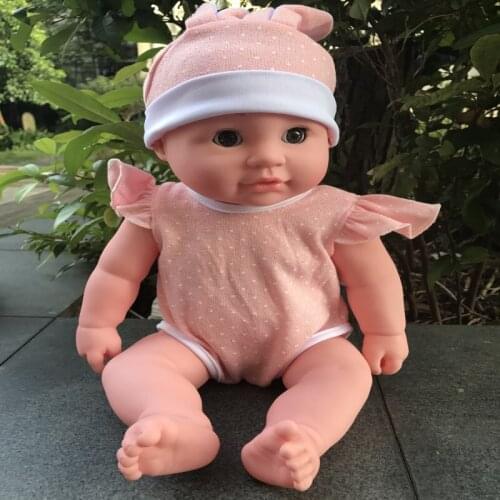 48CM Baby Kids bathe Dolls Reborn Baby Doll Soft Vinyl Silicone Lifelike Newborn Baby Toy for Boys Girls Birthday Gift