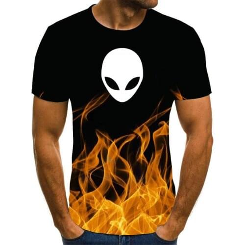 Summer mens 3D T-shirt fashion Japanese funny cotton top letter printing T-shirt breathable cotton fashionable T-shirt XXS-6XL