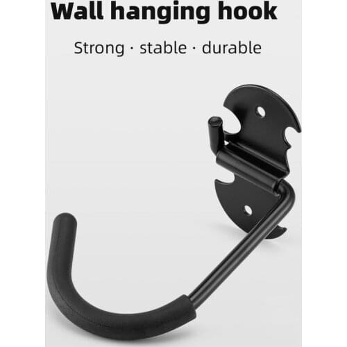 2PCS Bike Bicycle Wall Stand Holder Mount Bicycle Mountain Bike Storage Wall Mounted Rack Stands Steel Wall Hanger Hook Bicycle