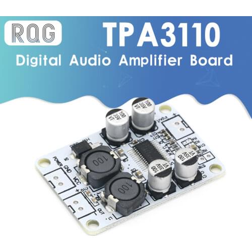 TPA3110 Digital Audio amplifier board Mini amplifiers PBTL single channel Mono 30W amplificador