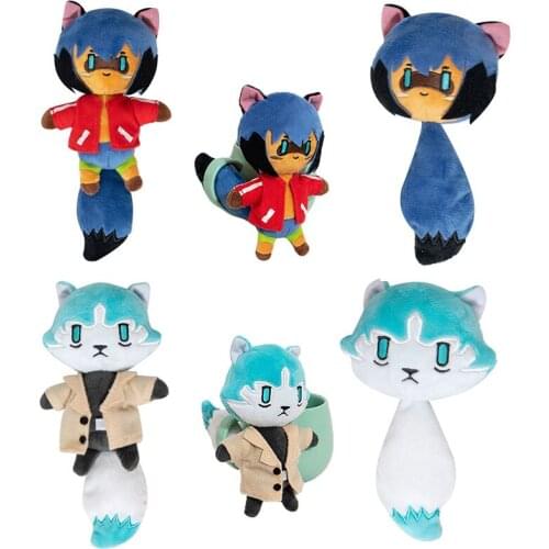 8-10cm Brand New Animal Plush Toys Cartoon TV BNA Kagemori Michiru Ogami Shirou Figures Cosplay Plush Dolls for Children Gifts