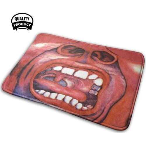 Screaming Face Anti Mask In The Court Of The Crimson King Soft House Family Anti-Slip Mat Rug Carpet King Crimson Prog Band