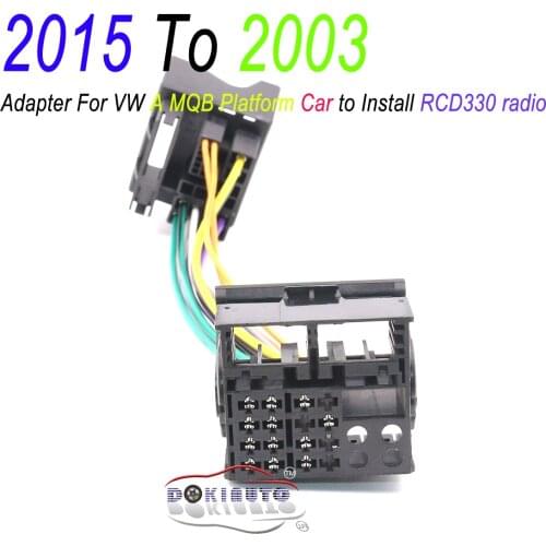 ISO Upgrade Radio Adapter FOR VW 2015 To 2003