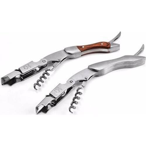 Multifunction Wood Handle Professional Red Wine Opener Portable Screw CorkscrewWine Bottle Opener Kitchen Tools Beer Openers