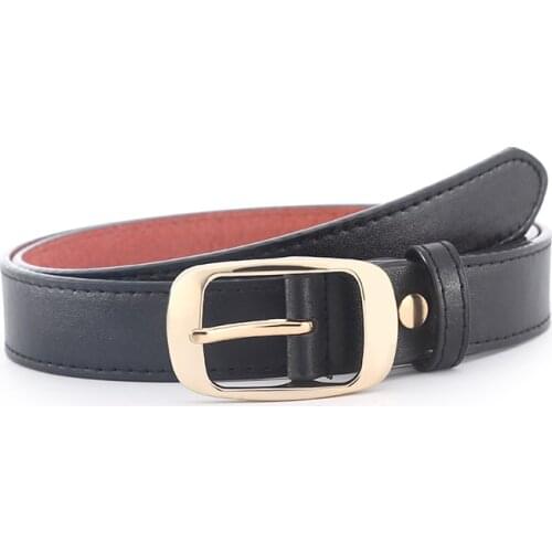 Luxury Handmade Leather Copper Buckle Womans Belt Retro All-match Casual Jeans Sweater Soft Belt
