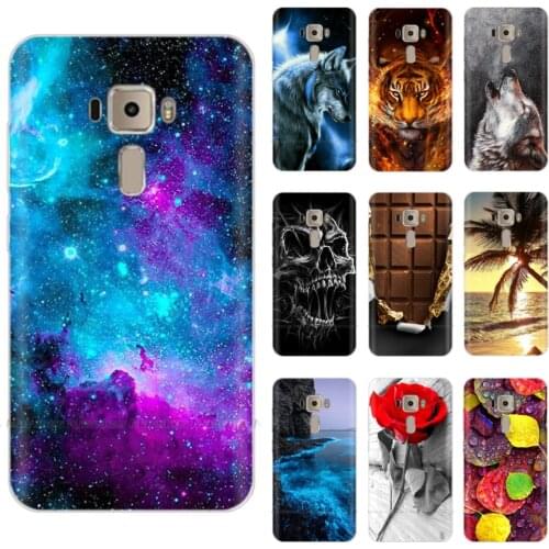 Fundas Silicone Cover For ASUS Zenfone 3 ZE520KL Case Cute Animal Bumper For ASUS ZE520KL ZE520 KL TPU Coque 5.2" Phone Case