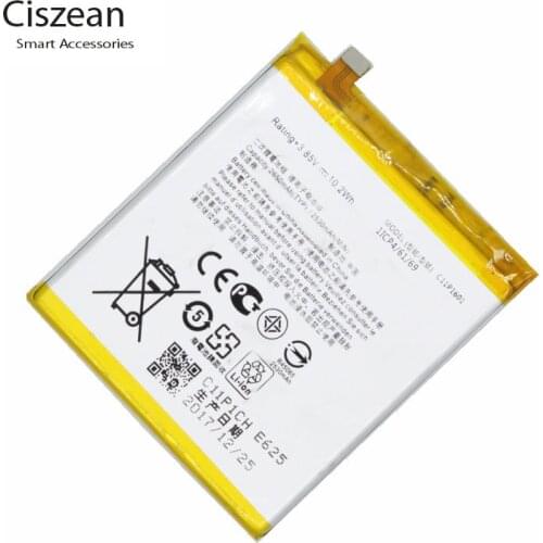 Ciszean 1x 2650mAh C11P1601 Replacement Battery For ASUS ZenFone 3 ZE520KL Z017DA For ZenFone live ZB501KL A007