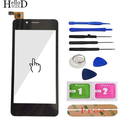 Touch Screen Glass For Fly FS458 Stratus 7 Touch Screen Glass Digitizer Panel Lens Sensor Mobile Phone Tools Adhesive