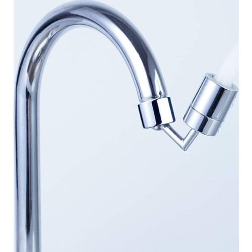 1pc Brass Kitchen Faucet Bubbler 360-Degree Double Modes 2-flow Splash-proof
