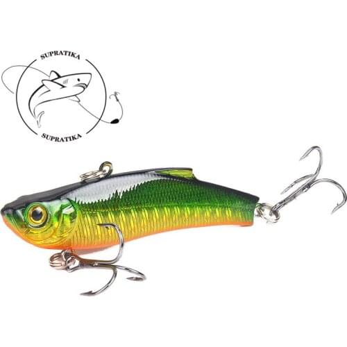 1 Piece 70mm 18g Sea Fishing VIB Bait Fishing Lures Isca Artificial Laser 3D Eyes Crankbait Hard Bait Pesca Jigging Tackle