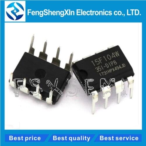 10pcs/lot STC15F104W-35I-DIP8 STC15F104W DIP-8 Single chip microcomputer chip