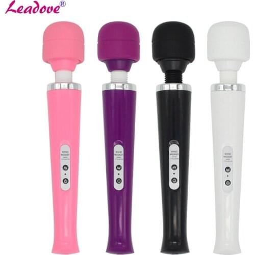 10 Speeds USB Rechargeable Magic Wand Massager AV Vibrator Clit Stimulation Squirt Vibe Sex Toys Sex Product for Women AV0042