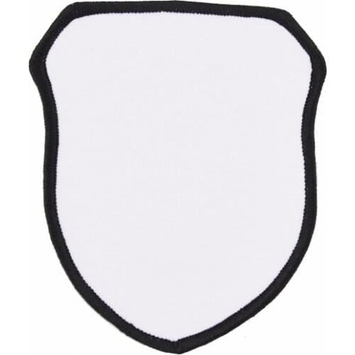 100pcs Sublimation heat transfer for trendy elements simple and personalized in high quality signature style Fabric Badge Shield