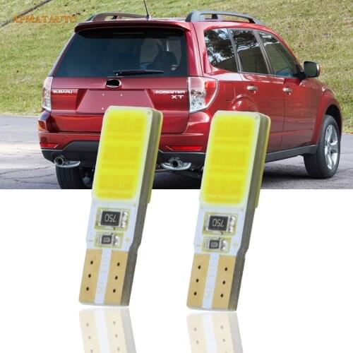 2x T10 W5W License Number Plate Light LED Bulbs Lamp For Subaru Outback Legacy Forester Impreza XV