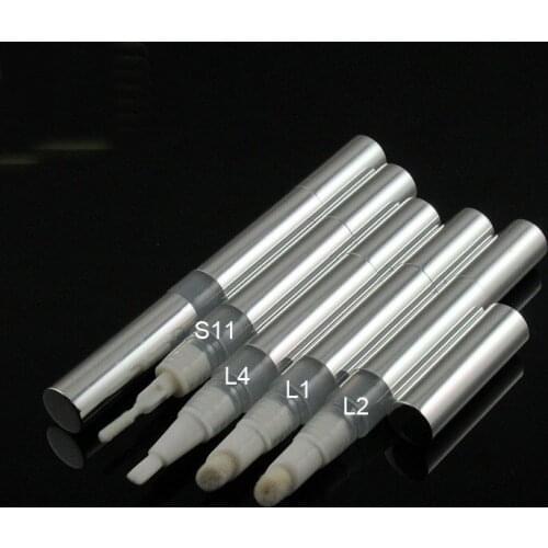 3ml silver plastic cosmetic pen for lip gloss balm mascara eyelash growing liquid/spot/whelk removal art nail toothwhitening