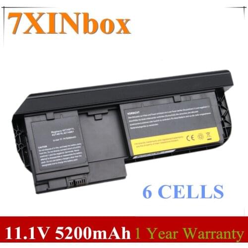 7XINbox 11.1V 5200mAh Battery For Lenovo ThinkPad X220t X220 Tablet 0A36285 0A36286 42T4877l 42T4879 42T4881