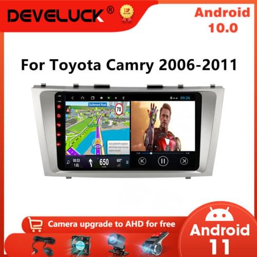 Android 10 2 Din Car Radio Multimedia Video Player For Toyota Camry 6 XV 40 50 2006 - 2011 4G WIFI Navigation GPS RDS stereo DVD
