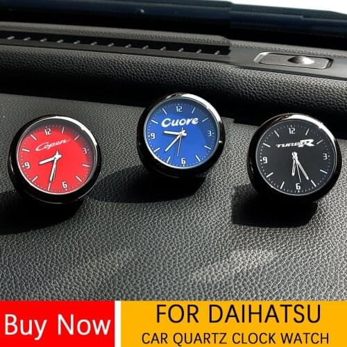 Car Quartz Clock Watch Modified Car Interior Electronic Quartz Watch For Daihatsu Ceria Charade Copen CUORE MOVE TERIOS XENIA
