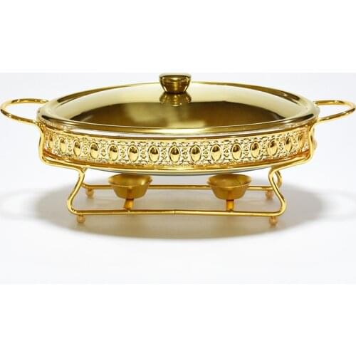 Buffet Pot Glass Alcohol Stove Household /commercial Small Chafing Dish Solid Fuel Boilersmall Dry Hot