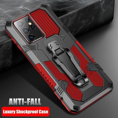For Samsung Galaxy S21 Ultra Plus A12 A21S M51 M31 S21 5G Magnet Case Belt Clip Armor Cover For Samsung M11 M21 Note 20 Ultra