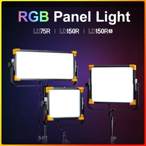Godox RGB Panel Light LD75R/LD150R/LD150Rs Light with APP Control CRI96 Photography Video Lighting