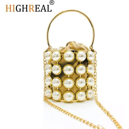 HIGHREAL Women's Metallized Bags