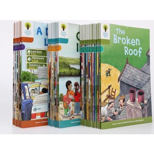 6-12 year 40 book/set 7-9 level Oxford reading tree Richer reading learing Helping Child to read Phonics English Picture book