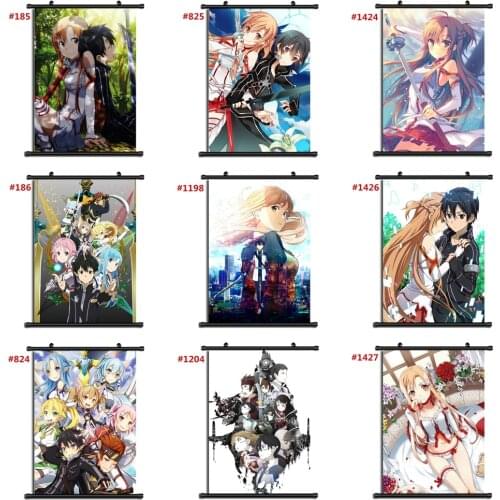 Sword Art Online Anime manga wall Poster Scroll AB