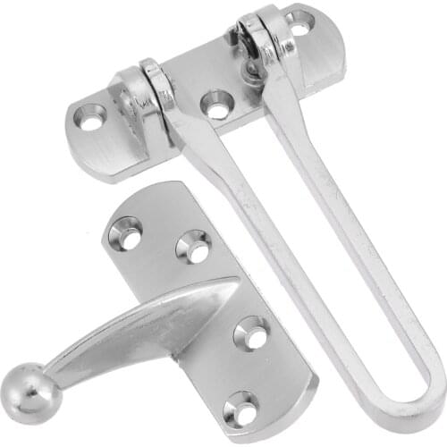 Metal Front Door Security Safety Home Hasp Lock Strong Durable Home Chain Lock Guard Catch Door Fastens Lock for Secutity Tools