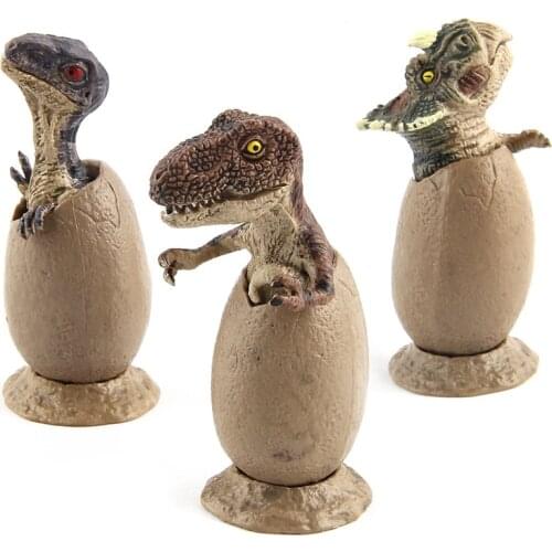 Cute Dinosaur Eggs Triceratops Maiasaura Action Figures Dragon Zoo Park Model Dolls Toys For Collection Adult Gifts Animal Decor
