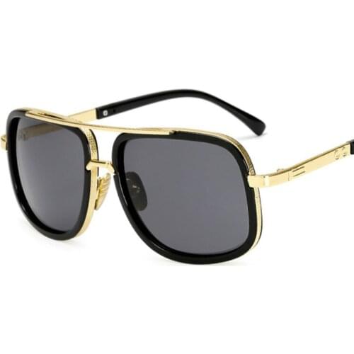 Fashion Brand Design New Sunglasses Women Men Flat Top Square Luxury Sun Glasses Vintage UV400 Sunglass Shades Eyewear